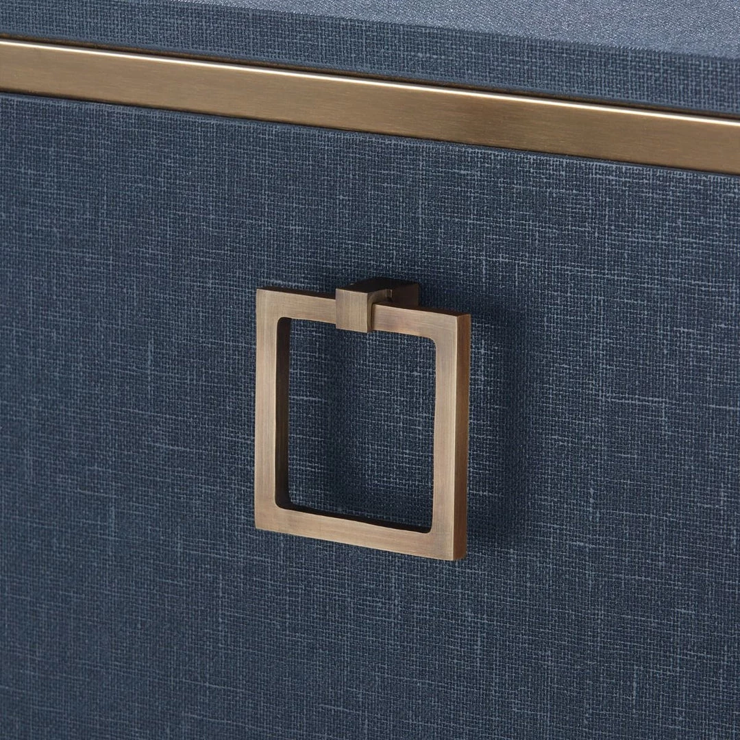 Bungalow 5 - Ansel 4-Door Cabinet, Navy Blue
