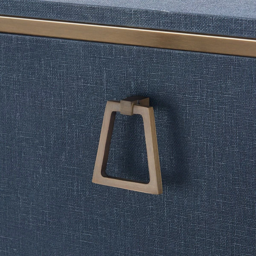 Bungalow 5 - Ansel 4-Door Cabinet, Navy Blue