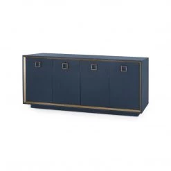 Bungalow 5 - Ansel 4-Door Cabinet, Navy Blue