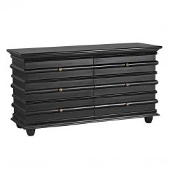 Noir Furniture Noir Ascona Chest Black Dressers