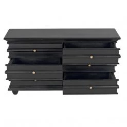 Noir Furniture Noir Ascona Chest Black Dressers