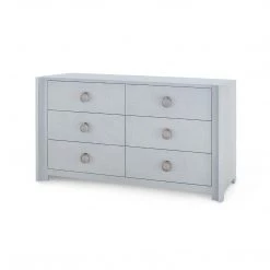 Bungalow 5 - Audrey Extra Large 6-Drawer, Gray