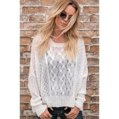 Wooden Ships Clothing Autumn Cable Crew Lightweight