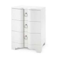 Bungalow 5 - Bardot 3-Drawer Side Table In White