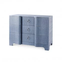 Bungalow 5 - Bardot Large 3-Drawer In Navy Blue