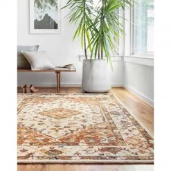 Loloi Rugs Beatty Rugs By Loloi - BEA-01 - Ivory / Rust