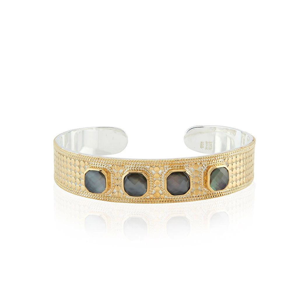 Anna Beck Jewelry Anna Beck Grey Quartz Multi-Stone Cuff