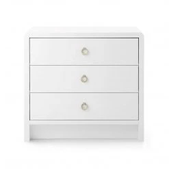 Bungalow 5 - Bryant 3-Drawer Side Table In White