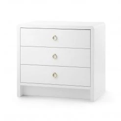 Bungalow 5 - Bryant 3-Drawer Side Table In White