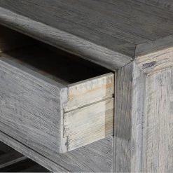 Organic Restoration Reclaimed Elm Bedside Cabinet