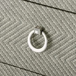 Bungalow 5 - Brittany 3-Drawer Side Table In Gray Tweed