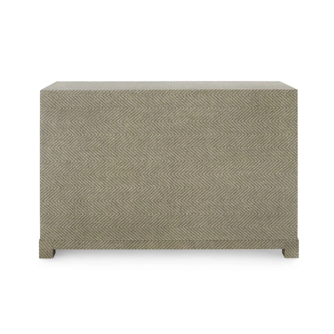 Bungalow 5 - Brittany Large 3-Drawer In Gray Tweed