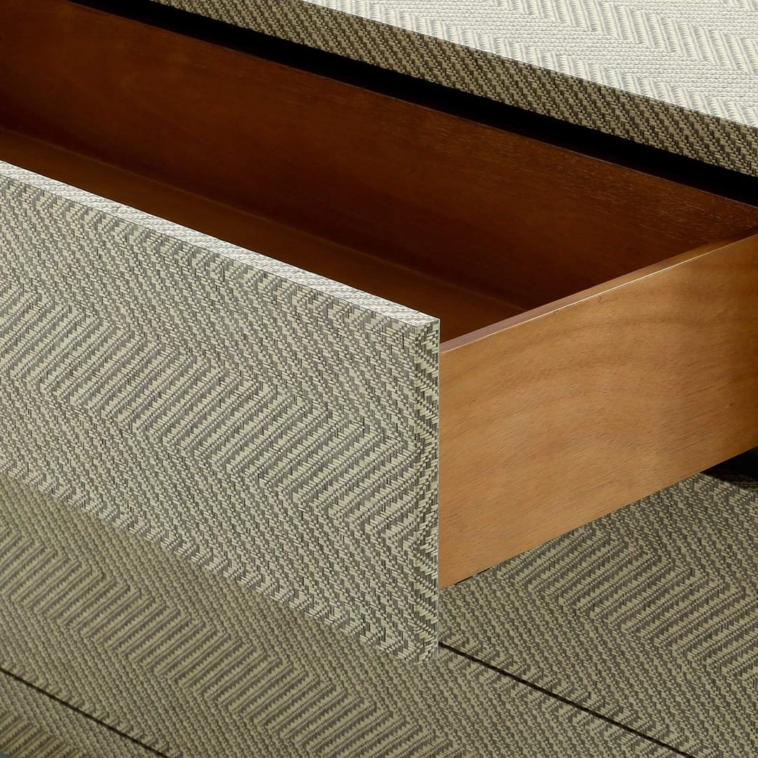 Bungalow 5 - Brittany Large 3-Drawer In Gray Tweed