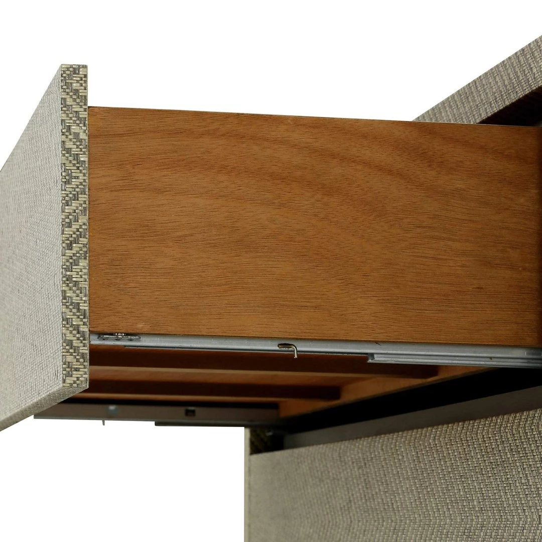 Bungalow 5 - Brittany Large 3-Drawer In Gray Tweed