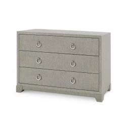 Bungalow 5 - Brittany Large 3-Drawer In Gray Tweed