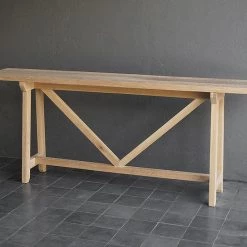 Organic Restoration Oak French Farm Console