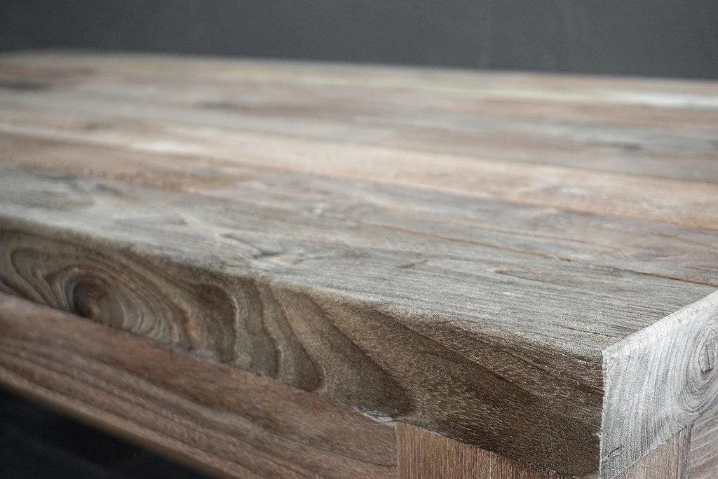 Organic Restoration Reclaimed Teak Outdoor Cocktail Table Furniture