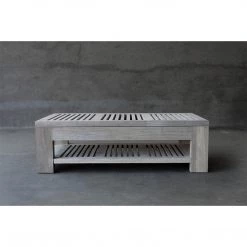 Organic Restoration Reclaimed Teak Outdoor Cocktail Table Dining Tables