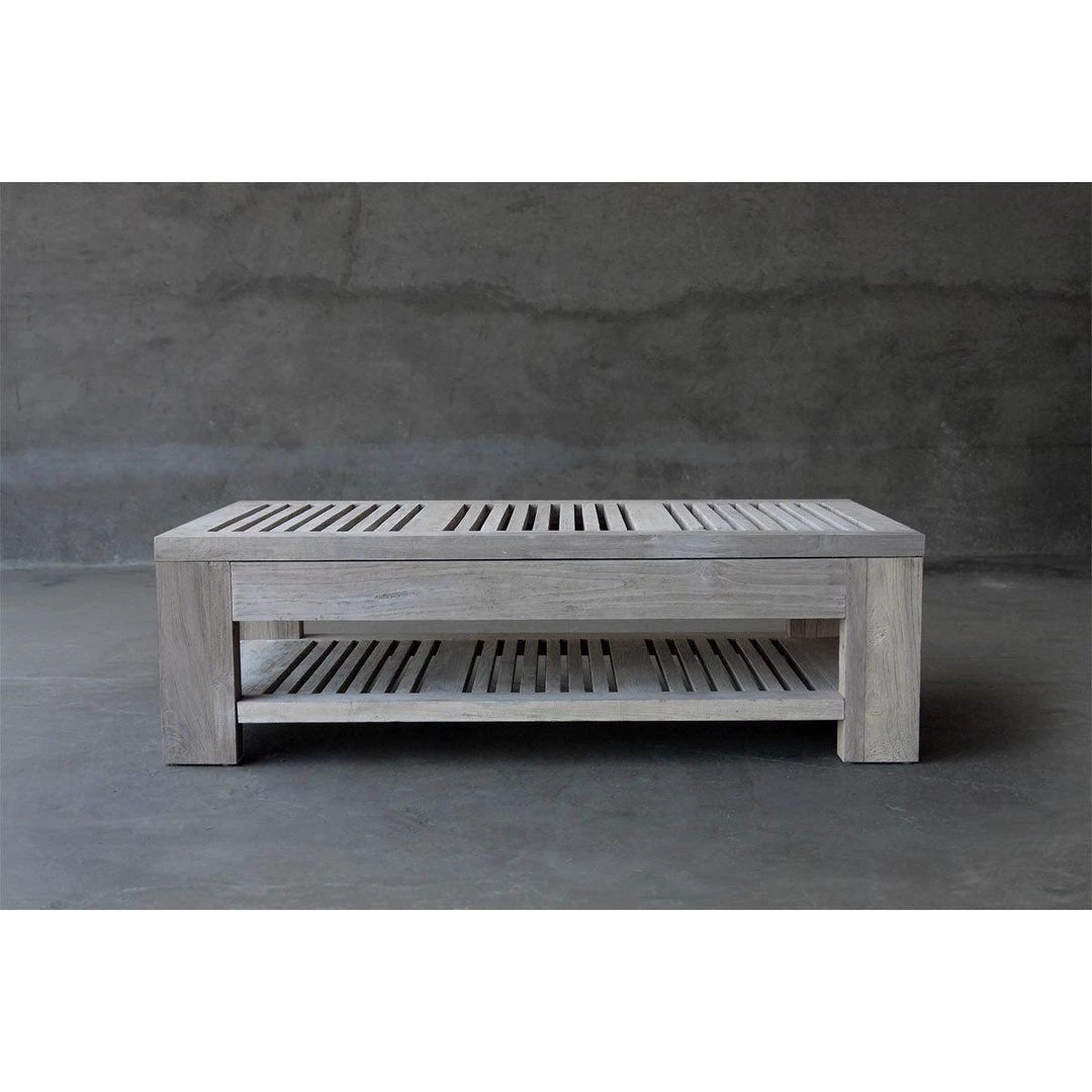 Organic Restoration Reclaimed Teak Outdoor Cocktail Table Dining Tables