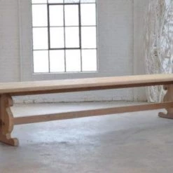 Organic Restoration Baroque Style Table In Reclaimed Teak - Natural
