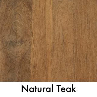 Organic Restoration Baroque Style Table In Reclaimed Teak - Natural