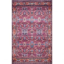 Loloi Rugs Justina Blakeney Rugs - Cielo - CIE-08 Berry/Tangerine
