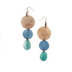 Organic Tagua Jewelry Betty Earrings