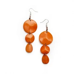 Organic Tagua Jewelry Betty Earrings