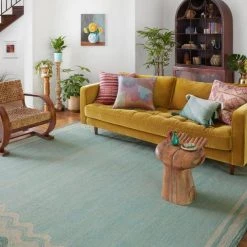 Loloi Rugs Justina Blakeney Buena Onda Rug Collection - BUE-01 Aqua/Ocean