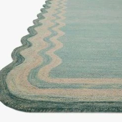 Loloi Rugs Justina Blakeney Buena Onda Rug Collection - BUE-01 Aqua/Ocean