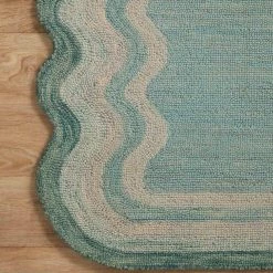 Loloi Rugs Justina Blakeney Buena Onda Rug Collection - BUE-01 Aqua/Ocean