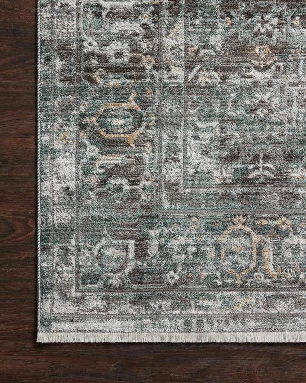 Loloi Rugs Bonney Rugs By Loloi - BNY-05 - Slate/Teal