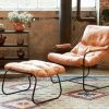 Cisco Brothers Brando Leather Ottoman