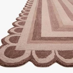 Loloi Rugs Justina Blakeney Buena Onda Rug Collection - BUE-02 Clay/Blush