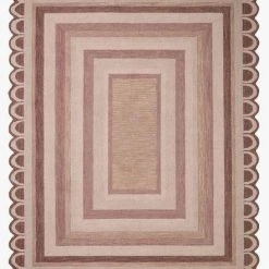 Loloi Rugs Justina Blakeney Buena Onda Rug Collection - BUE-02 Clay/Blush