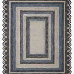 Loloi Rugs Justina Blakeney Buena Onda Rug Collection - BUE-02 Denim/Charcoal