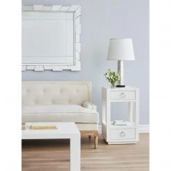 Bungalow 5 - Camilla 2-Drawer Side Table In White