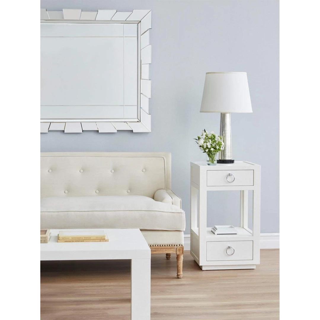Bungalow 5 - Camilla 2-Drawer Side Table In White