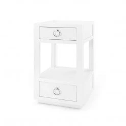 Bungalow 5 - Camilla 2-Drawer Side Table In White