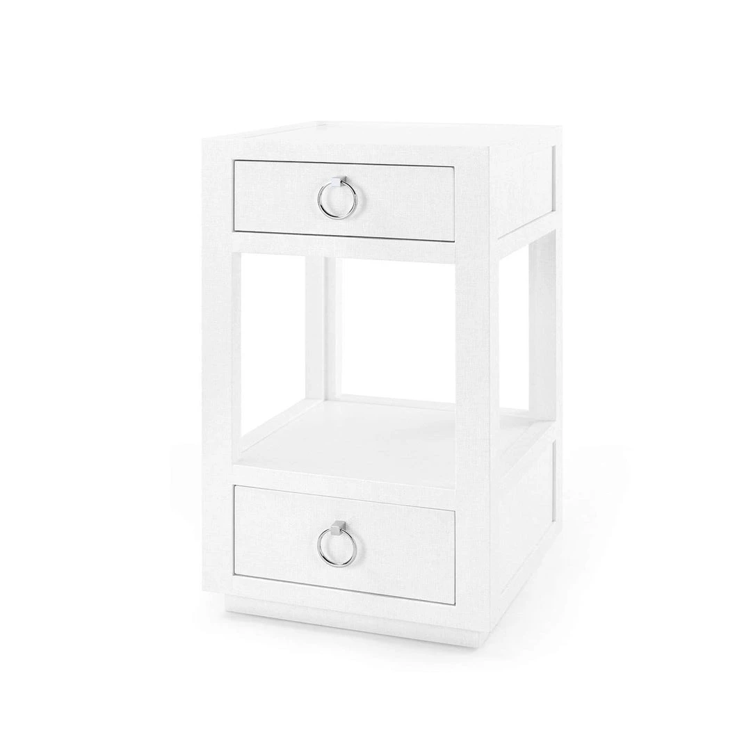Bungalow 5 - Camilla 2-Drawer Side Table In White