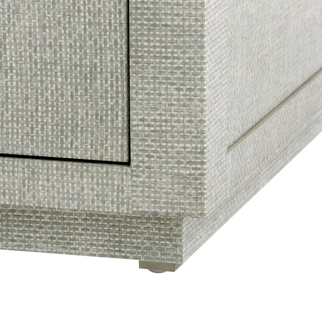 Bungalow 5 - Camilla 2-Drawer Side Table In Moss Gray Tweed