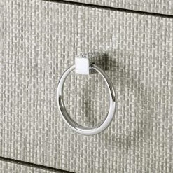 Bungalow 5 - Camilla 2-Drawer Side Table In Moss Gray Tweed