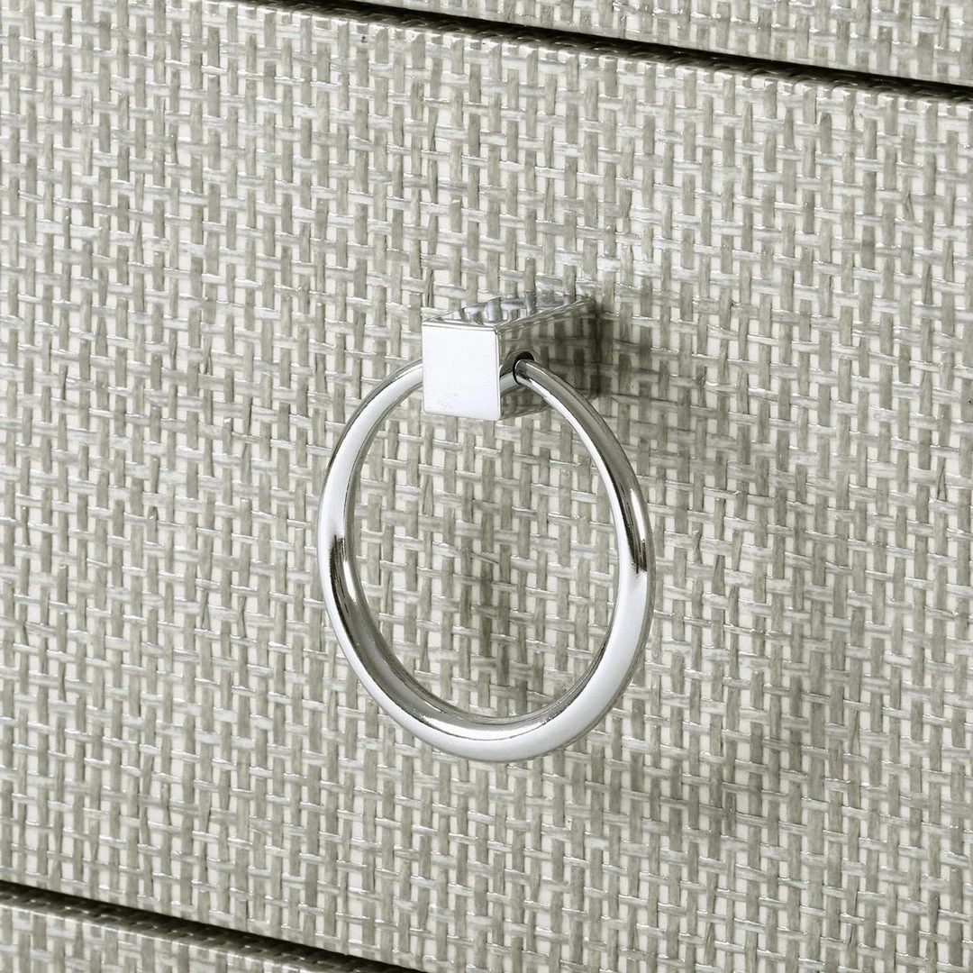 Bungalow 5 - Camilla 2-Drawer Side Table In Moss Gray Tweed