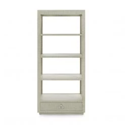 Bungalow 5 - Camilla Etagere, Moss Gray Tweed