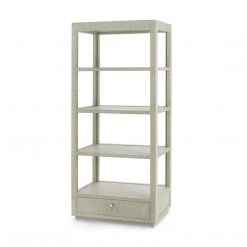Bungalow 5 - Camilla Etagere, Moss Gray Tweed