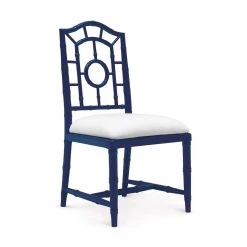 Bungalow 5 - Chloe Side Chair In Navy Blue