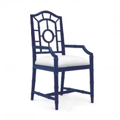 Bungalow 5 - Chloe Armchair In Navy Blue