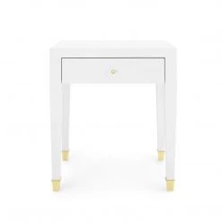 Bungalow 5 - Claudette 1-Drawer Side Table In White