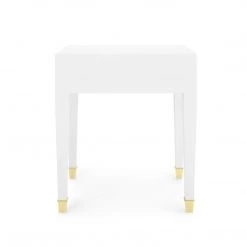 Bungalow 5 - Claudette 1-Drawer Side Table In White