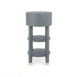 Bungalow 5 - Claudette 1-Drawer Round Side Table In Gray